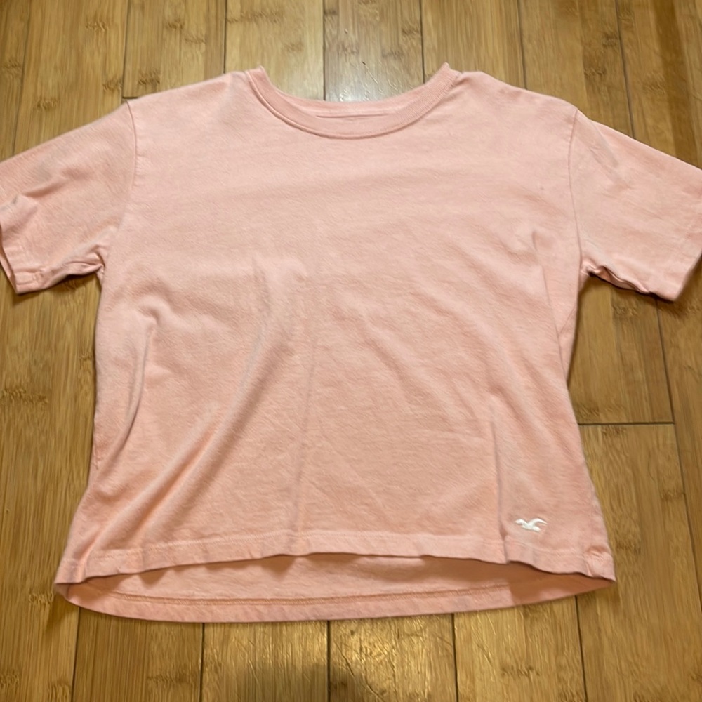 Solid light pink Hollister shirt